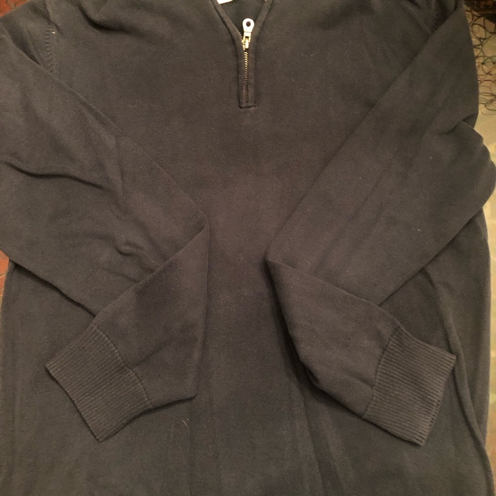 Old Navy Men's Charcoal Zip-Up Sweater